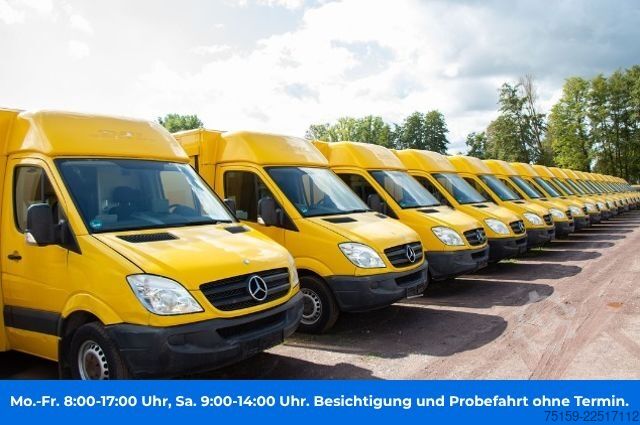 Box van mercedes-benz SPRINTER 310 CDI MAXI EURO-5 KOFFER REGALE KAMERA DURCHGANG