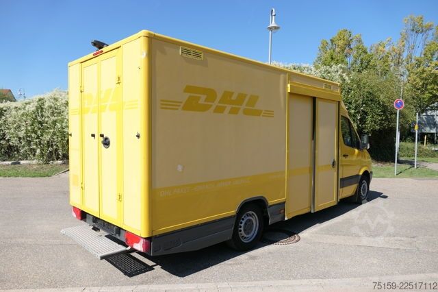 Box van mercedes-benz SPRINTER 310 CDI MAXI EURO-5 KOFFER REGALE KAMERA DURCHGANG