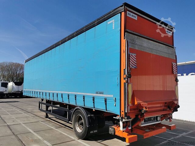Sliding tarpaulins SYSTEM TRAILERS D400V/XL/ZL/BPW 1 AXLE CITY LIFT LBW
