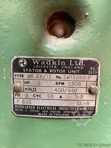 Double end tenoner Wadkin EKA 1732