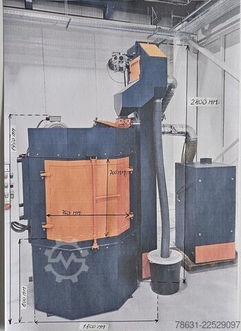 Tischstrahlanlage 1000 mm, Strahlmaschine. Roli CZ TSM 1