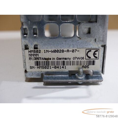 Component Rexroth HMS02.1N-W0028-A-07-NNNN MNR: R911309078