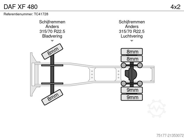 Standard-SZM DAF XF 480