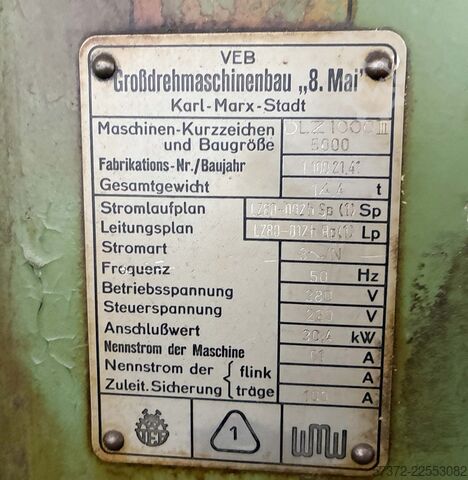 Walzen-Langdrehautomat WMW DLZ 1000 III 5000