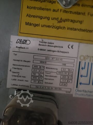 Stationäre Absauganlage AL-KO ECO JET 35/3 HD