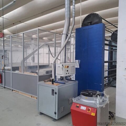 Textilschneidemaschine Trotec inkl. JQS Querimat, Sigama C-13 SP 4000, Vent Set SP 3000, Querimat QSV
