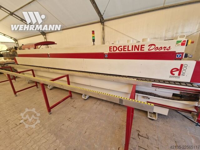 Softforming edge banding machine with panel sizing unit Elwood (2012) Elwood 