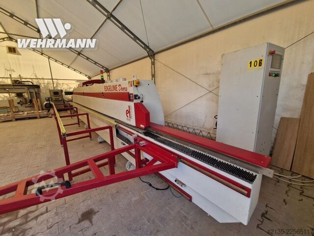 Softforming edge banding machine with panel sizing unit Elwood (2012) Elwood 