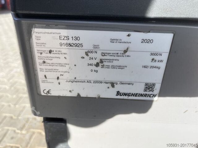 Tow Tractor Jungheinrich EZS130