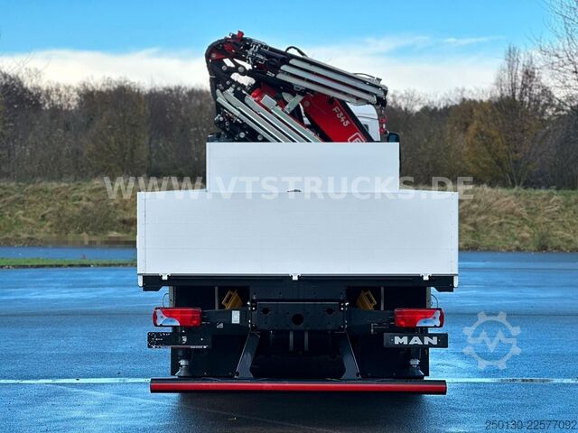 LKW mit Pritsche (offen) MAN TGS 35.470 8x4 Pritsche + FASSI F345RB Kran,JIB