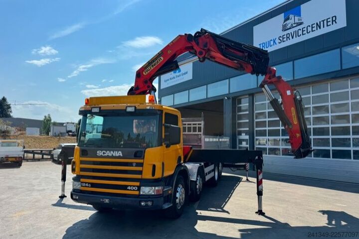 Autokran SCANIA P124 8x2 Palfinger 66000
