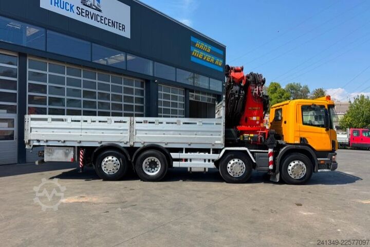 Autokran SCANIA P124 8x2 Palfinger 66000