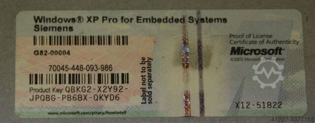 Simatic Panel PC 677B Siemens 6AV7872-0BD20-1AC0