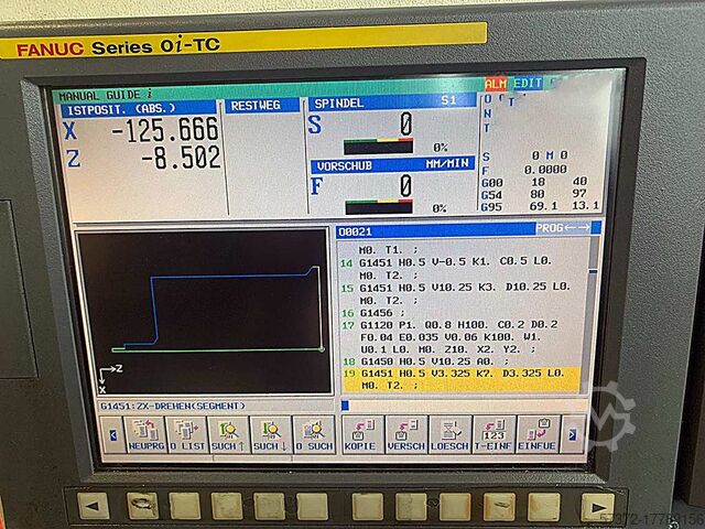 CNC Zyklendrehmaschine DMTG CKE 6130