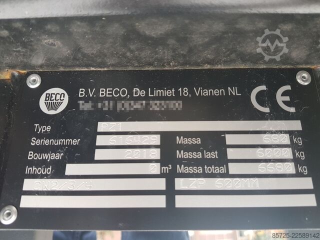 Palettengabel Beco PZ1 palletbord