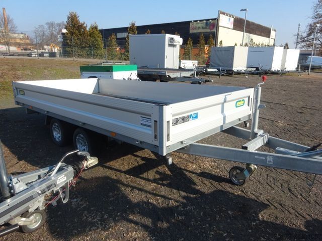 Car trailer UNSINN FZ-TECHNIK UH 3617-26-10 100KMH Pritschenhochlader