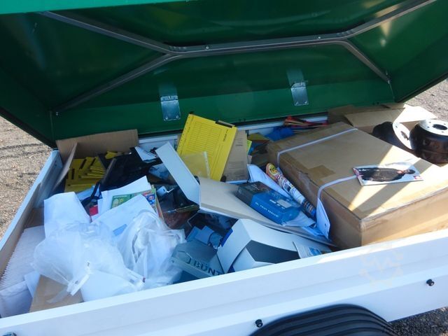 Box trailer STEMA FT 8.5-20- 10.1 mit Deckel Chemie Leipzig Fan