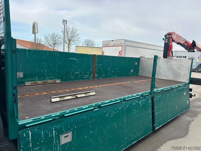 Flatbed truck MAN 26.460 TGS 6x2 Palfinger PK 22.001L TEC BSL Funk