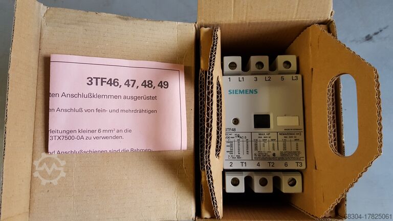 Contactor SIEMENS 3TF46/3TF48/3TF54/3RT1054/3RT1075