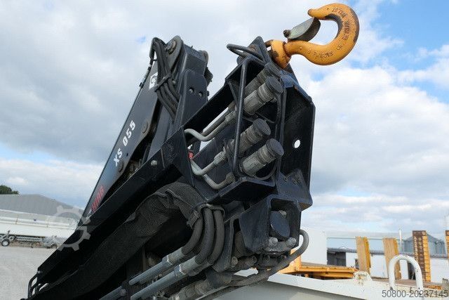 Three-way tipper van MAN 8.220 TGL BB, Hiab 055 BS-2, Greifer, AHK, Funk