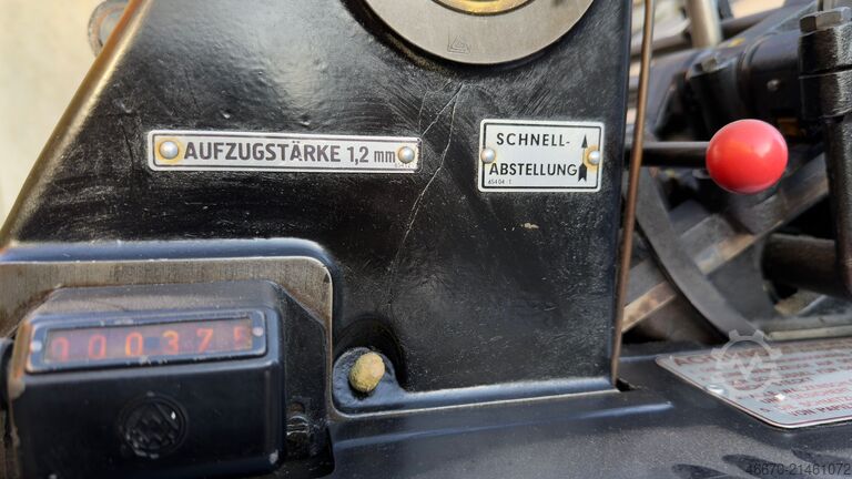 Letterpress machine Heidelberg SBB (57x82)