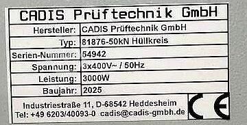 Platzhalter Cadis 81876-50 kN