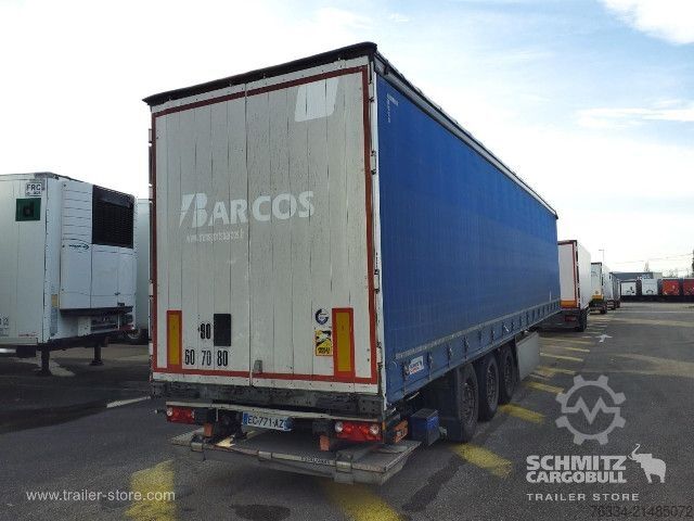 Auflieger mit Pritsche & Plane Schmitz Cargobull Semitrailer Curtainsider Standard Hayon