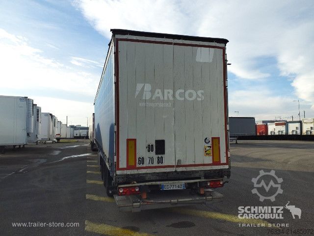 Auflieger mit Pritsche & Plane Schmitz Cargobull Semitrailer Curtainsider Standard Hayon