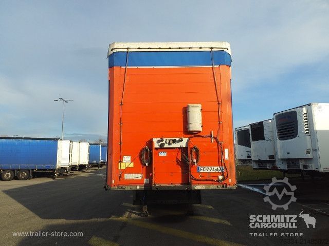 Auflieger mit Pritsche & Plane Schmitz Cargobull Semitrailer Curtainsider Standard Hayon