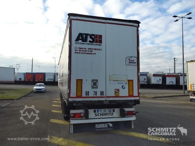 Auflieger mit Pritsche & Plane Schmitz Cargobull Semitrailer Curtainsider Standard