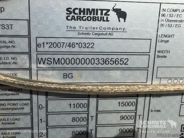 Auflieger mit Pritsche & Plane Schmitz Cargobull Curtainsider Standard