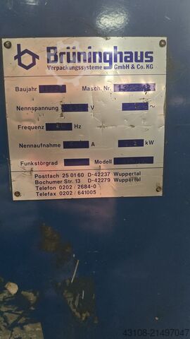 Strapping machine Brüninghaus SKL-90