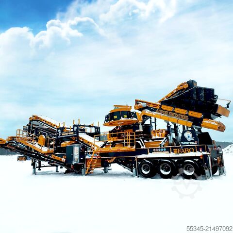 Brechanlage/Mobile Brechanlage FABO Mobile Crushing Plant Mobile Vertical Impact Crushing Plant
