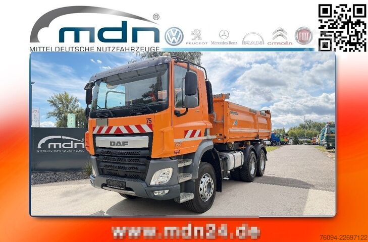 Kipper LKW DAF CF 460 6x4 MEILLER Kipper Bordmatik AHK