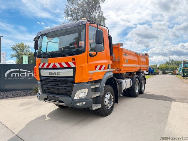Kipper LKW DAF CF 460 6x4 MEILLER Kipper Bordmatik AHK