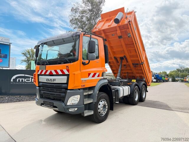 Kipper LKW DAF CF 460 6x4 MEILLER Kipper Bordmatik AHK