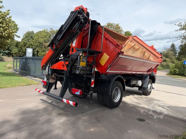 Kipper LKW MAN TGM 18.290 4x4 Kipper KRAN 14m FUNK AHK