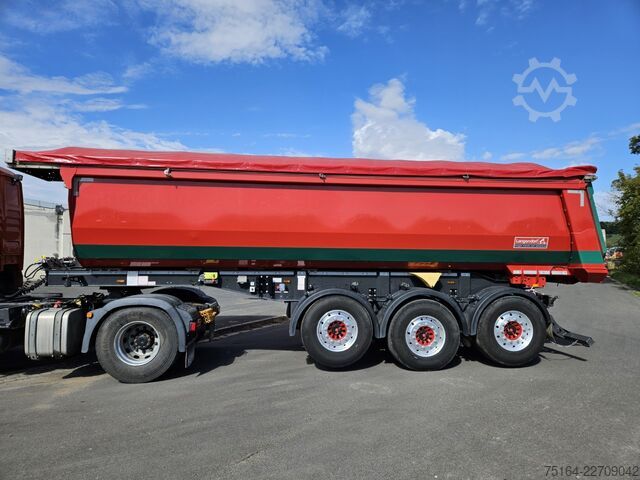 Kipper Auflieger LANGENDORF SKS-HS 24/30 Stahlrundmulde