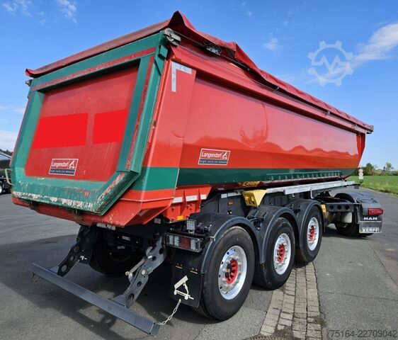 Kipper Auflieger LANGENDORF SKS-HS 24/30 Stahlrundmulde