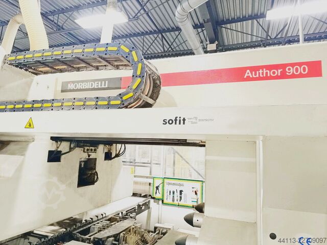 CNC-gesteuerte Flexible Durchlaufstrasse MORBIDELLI + MAHROS (SCM Group) Author 924 + Runner