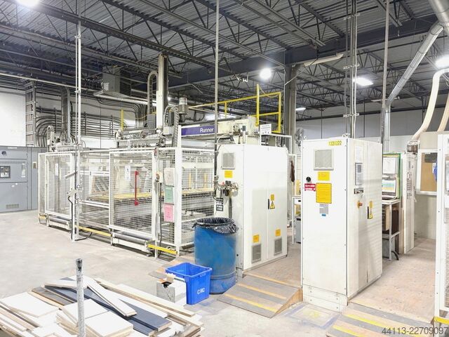 CNC-gesteuerte Flexible Durchlaufstrasse MORBIDELLI + MAHROS (SCM Group) Author 924 + Runner