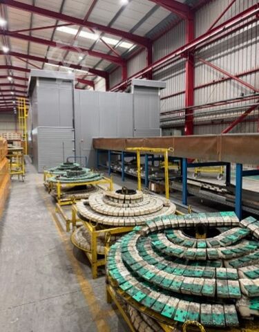Sandwich panel line PIR / PUR for roof and wall SIEMPELKAMP Sandwichanlage PIR/PUR Dach Wand
