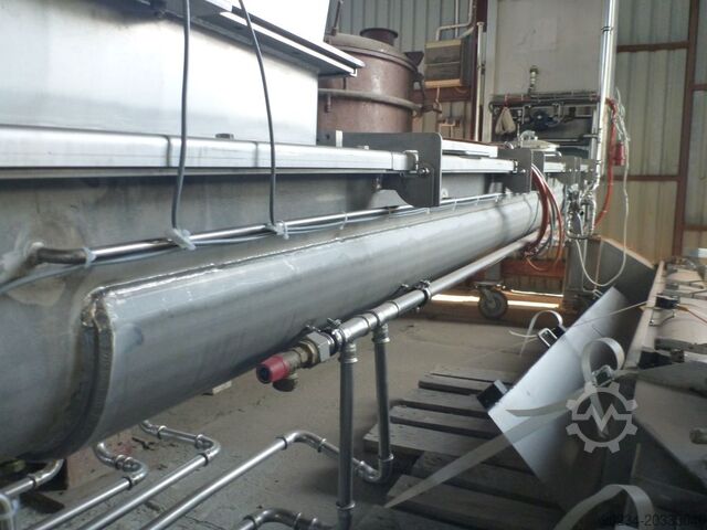 Gebrauchter Doppelschnecken-Kühlförderer von AMF, Modell HDS 250 x 3500 AMF HDS 250 x 3500