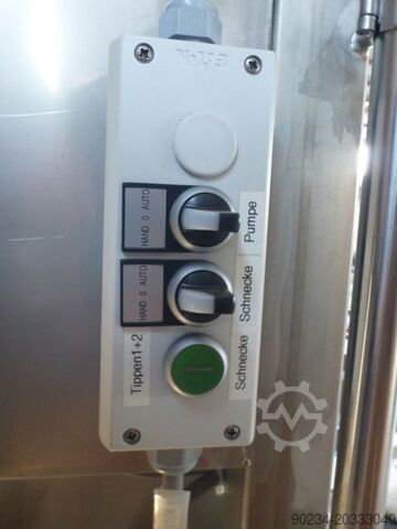 Gebrauchter Doppelschnecken-Kühlförderer von AMF, Modell HDS 250 x 3500 AMF HDS 250 x 3500