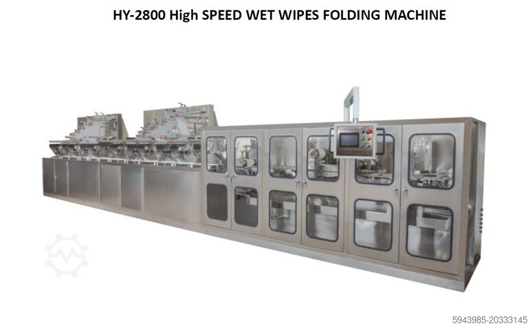 Desinfektion-Feuchttücher-Produktionslinie Quanzhou Huayang Machinery Manufacturing HY-2800 Full auto Disinfection Wet Wipes