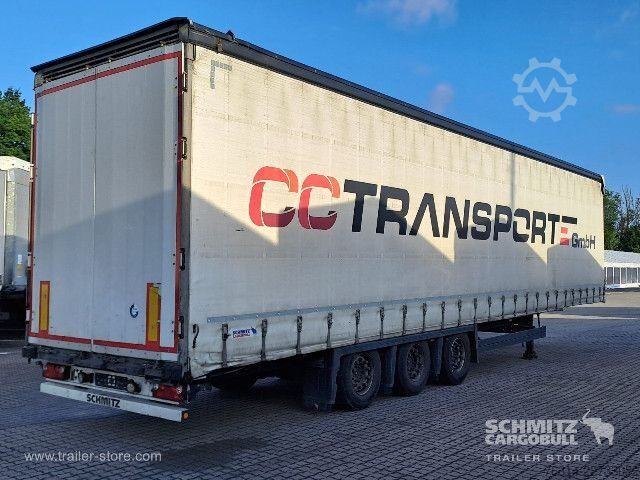 Auflieger mit Pritsche & Plane Schmitz Cargobull Curtainsider Mega