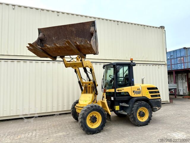 Radlader YANMAR V70S Schwenklader / 2017 BJ / Schaufel + Gabel