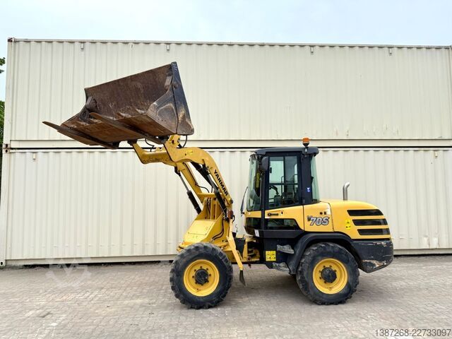 Radlader YANMAR V70S Schwenklader / 2017 BJ / Schaufel + Gabel