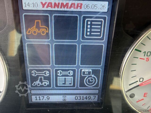 Radlader YANMAR V70S Schwenklader / 2017 BJ / Schaufel + Gabel