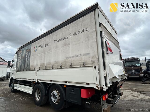 Truck with flatbed & tarpaulin Volvo FH 420 Edscha/Schiebe/Globetrotter/Airtube